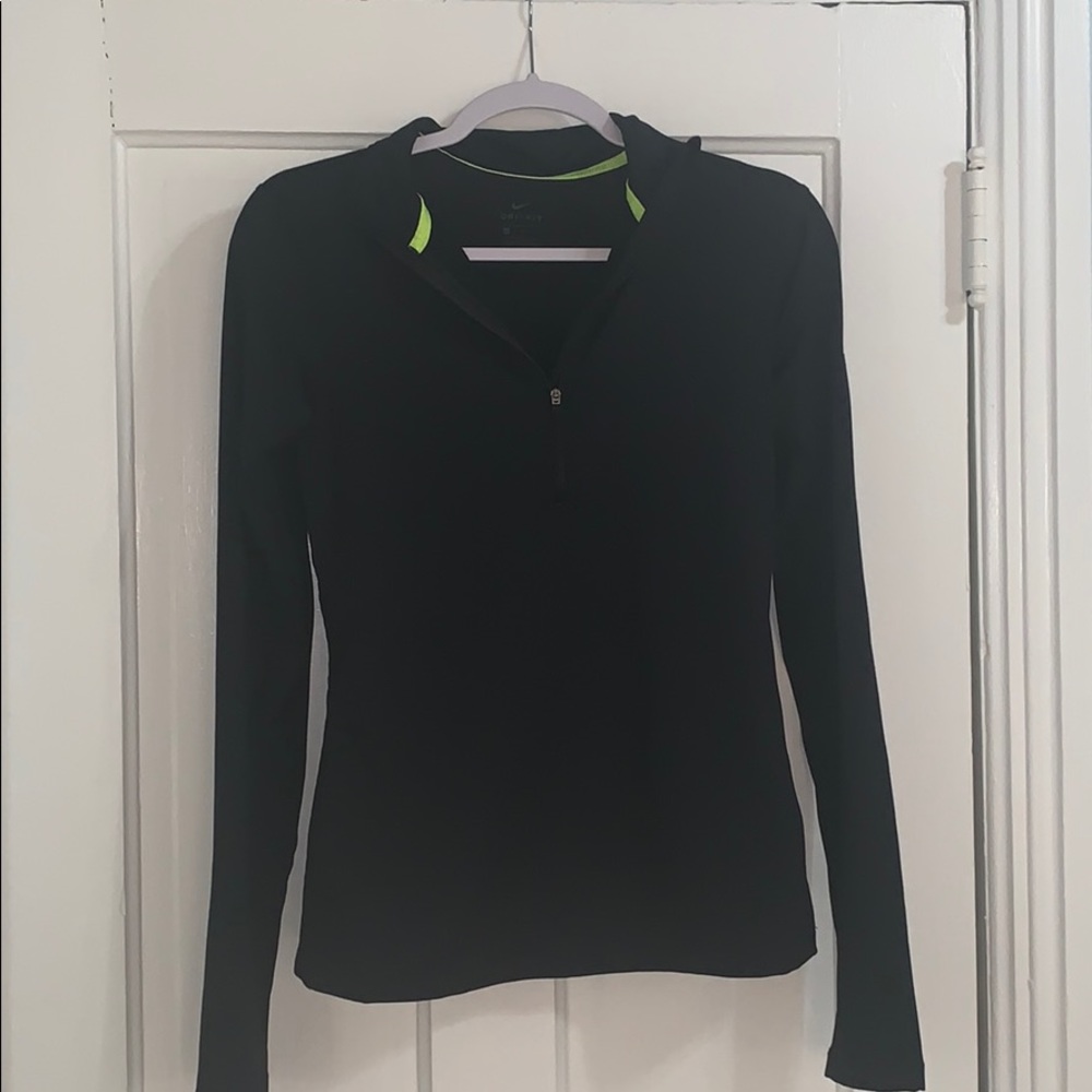 1/4 zip fitted Nike long sleeve